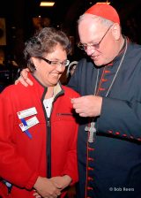2013 Lourdes Pilgrimage - SUNDAY Cardinal Dolan Presents Malades Medals Pius X (30/71)